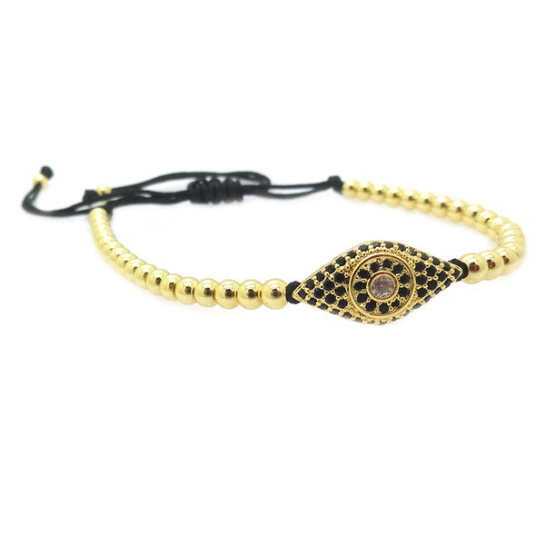 Modalooks-18K-Gold-Plated-Cat-Eye-CZ-4mm-Balls-Macrame-Bracelet-Side