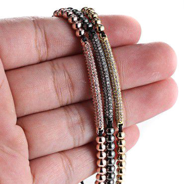 Modalooks-18K-Plated-CZ-Diamond-Bar-4mm-Balls-Macrame-Bracelet-Stack-1
