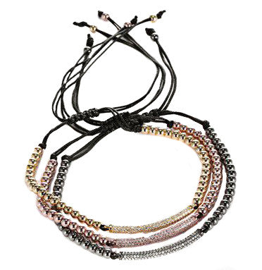 Modalooks-18K-Plated-CZ-Diamond-Bar-4mm-Balls-Macrame-Bracelet-Stack-Top