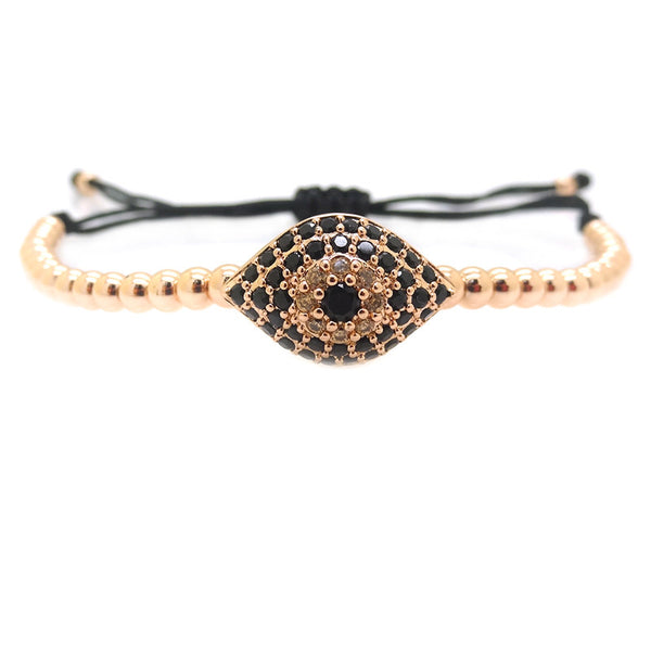 Modalooks-18K-Rose-Gold-Plated-Evil-Eye-CZ-4mm-Balls-Macrame-Bracelet