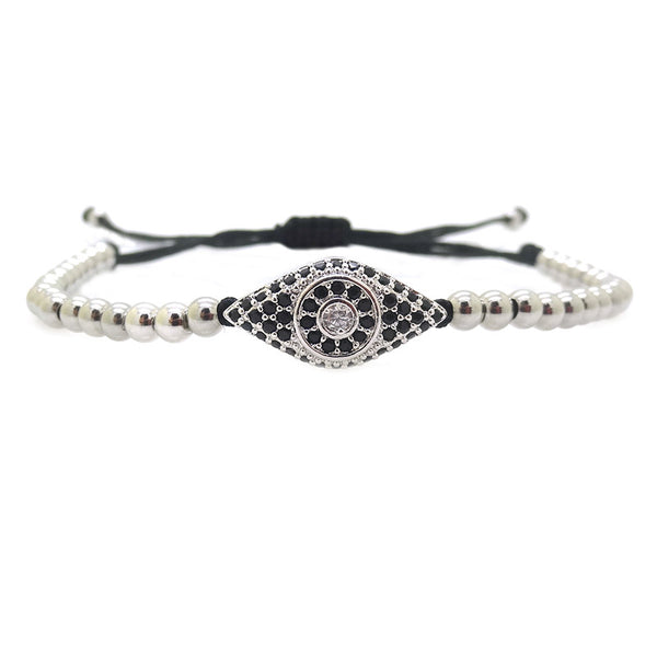 Modalooks-18K-White-Gold-Plated-Cat-Eye-CZ-4mm-Balls-Macrame-Bracelet