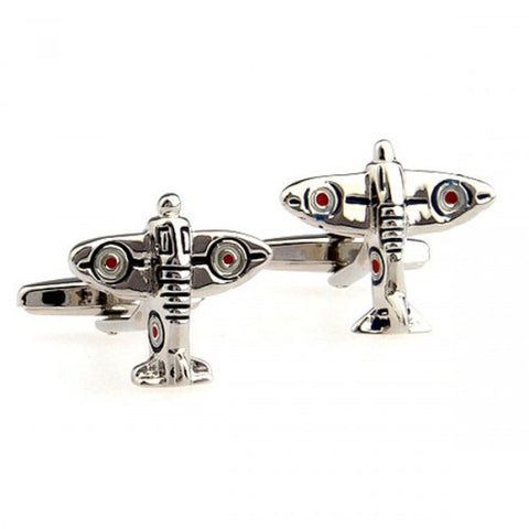Sporty-Airplane-Silver-Modalooks-Cufflinks