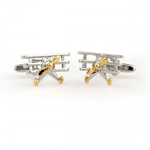 Vintage-Airplane-Gold-Modalooks-Cufflinks-2