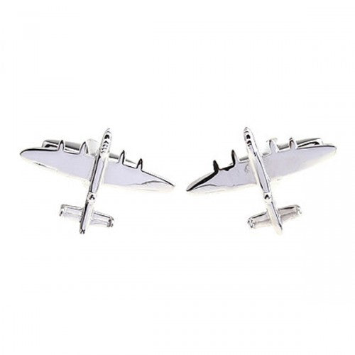 Airplane-Silver-Modalooks-Cufflinks-2