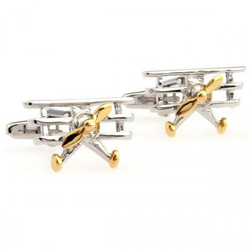 Vintage-Airplane-Gold-Modalooks-Cufflinks-4