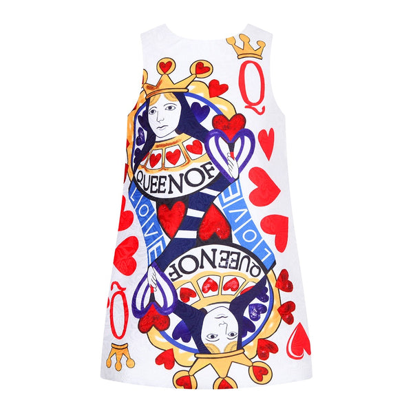 Bambinilooks-Bambini-Kidslooks-Kids-Girls-Dress-Sleeveless-Queen