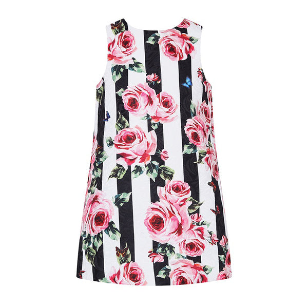 Bambinilooks-Bambini-Kidslooks-Kids-Girls-Dress-Sleeveless-Roses