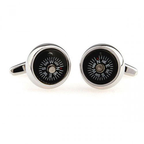 Compass-Silver-Cufflinks-Modalooks