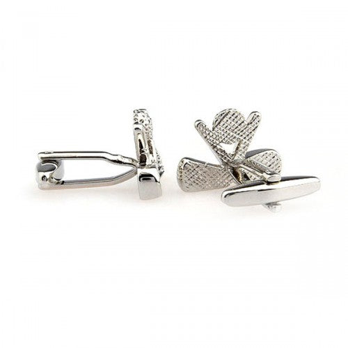 Golf-Silver-Modalooks-Cufflinks-Side