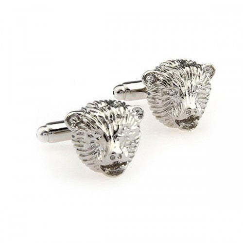 Lion-3D-Silver-Modalooks-Cufflinks