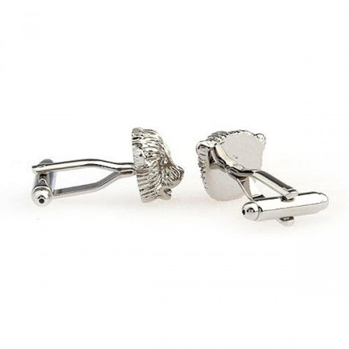 Lion-3D-Silver-Modalooks-Cufflinks-Side