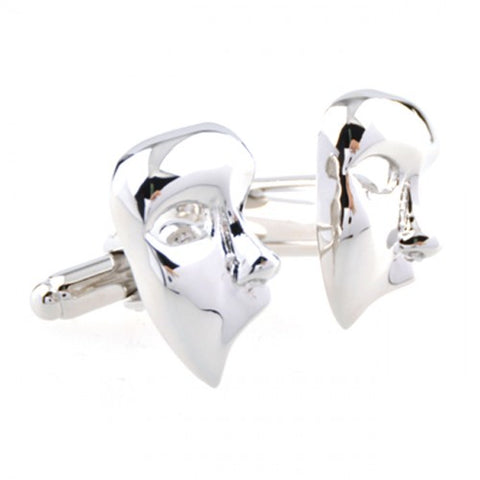Mask-Silver-Cufflinks-Modalooks