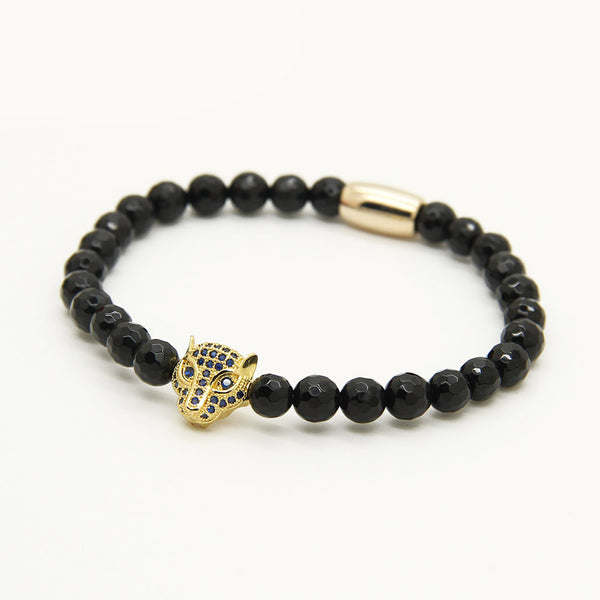 Leopard with Facted Onyx