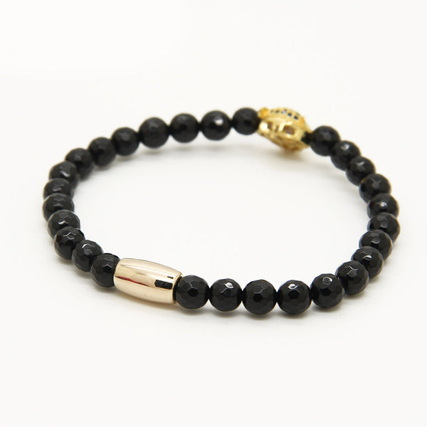 Leopard with Facted Onyx