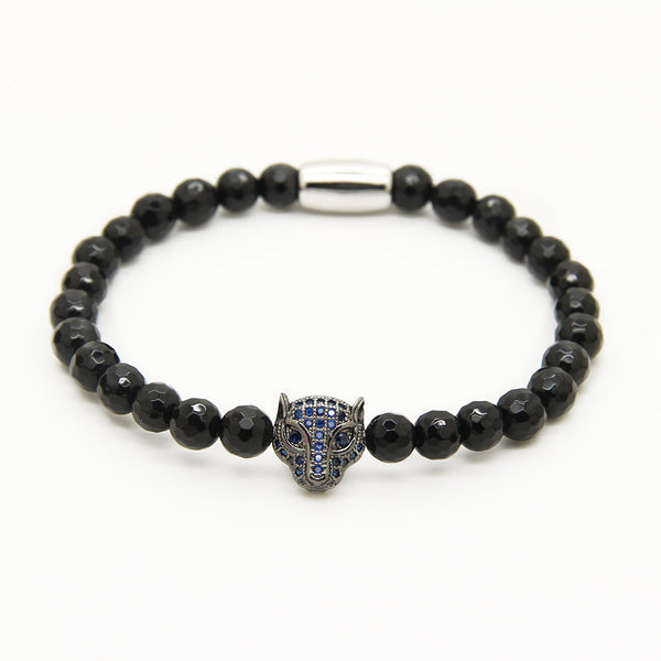Leopard with Facted Onyx