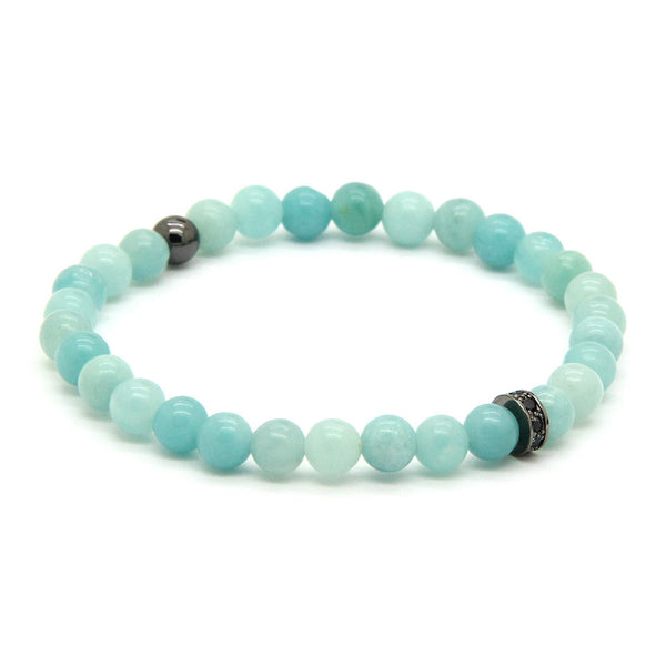 Diamonds Stopper Green Jasper