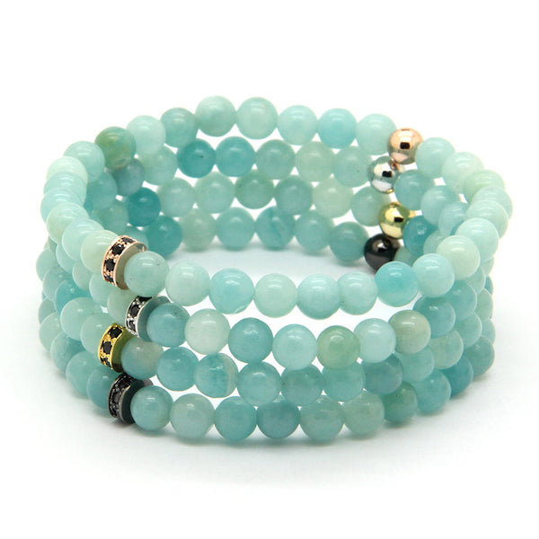 Diamonds Stopper Green Jasper