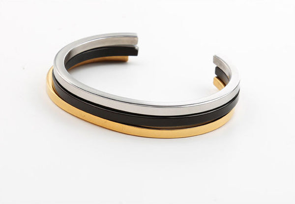 Modalooks-Bangles-Bracelet-Women-Men-Unisex-Female-Male-Plated-White-Gold-Ruthenium