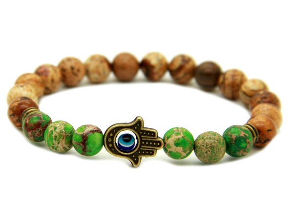 Modalooks-Bracelet-Men-Male-Hamsa-Hand-Picture-Jasper-Sea-Sediment-Green