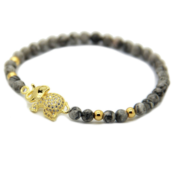 Modalooks-Bracelet-Side-Gold-Grey-Jasper-6mm-Elephant
