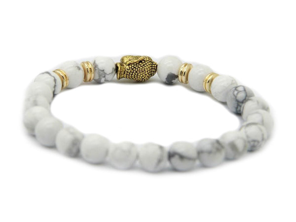 Modalooks-Bracelet-Women-Men-Unisex-Female-Male-Buddha-Howlite-Gold-Back