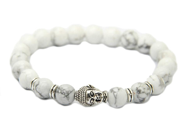 Modalooks-Bracelet-Women-Men-Unisex-Female-Male-Buddha-Howlite-Silver