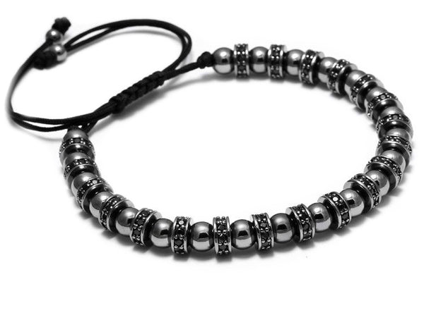 Modalooks-Bracelet-Women-Men-Unisex-Female-Male-Macrame-Plated-Multi-Stopper-Ball-Ruthenium-Side