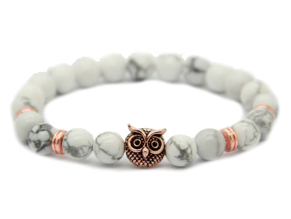 Modalooks-Bracelet-Women-Men-Unisex-Female-Male-Owl-Howlite-Rose-Gold