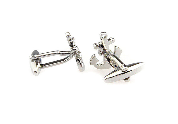 Modalooks-Casual-Double-Anchor-Cufflink-Back-View
