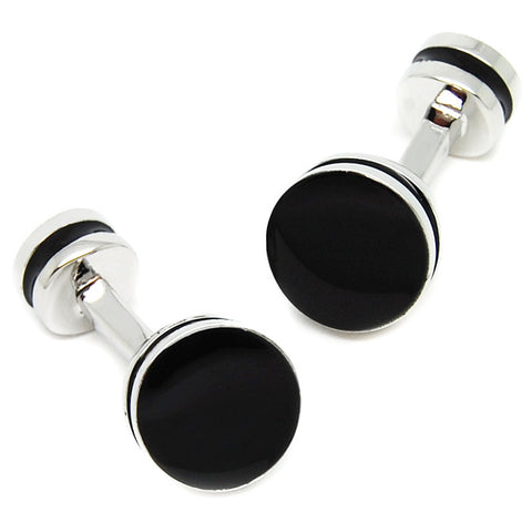 Modalooks-Formal-Tuxedo-Silver-Black-Agate-Cufflink