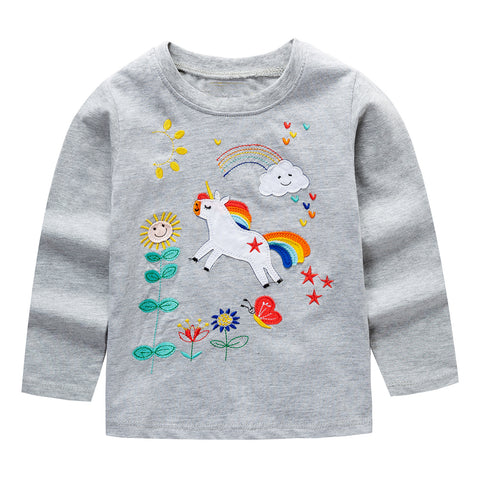 Modalooks-Kidslooks-Bambinilooks-Unicorn-Long-Sleeve-Shirt-Cotton