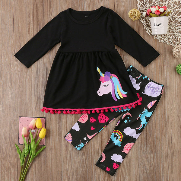 Modalooks-Kidslooks-Bambinilooks-Unicorn-Set-Pants-Dress-Cotton-Long-Sleeve-2