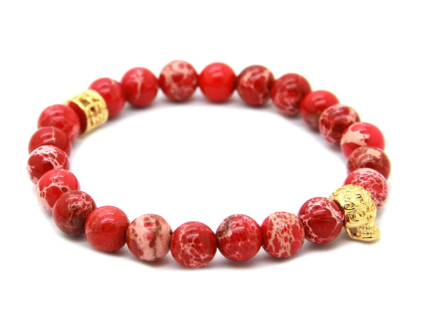 Modalooks-Men-Male-Bracelet-Red-Sea-Sediment-Gold-Side