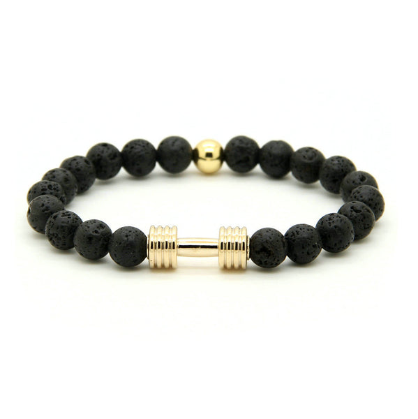 Dumbbell Black Lava