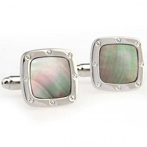 Pearl-Silver-Modalooks-Cufflinks