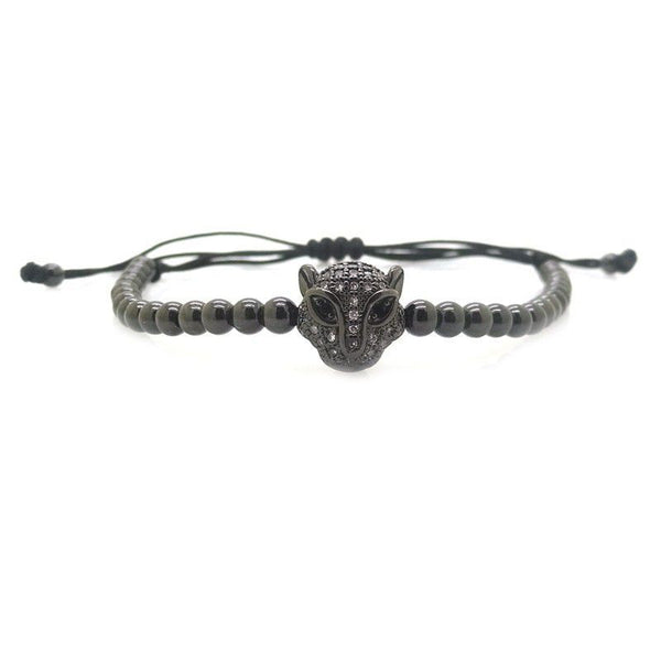 Modalooks-Ruthenium-Plated-CZ-Leopard-4mm-ball-Macrame-Bracelet