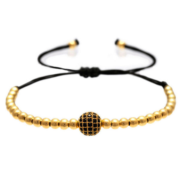 Diamonds Ball & 18K Plating 4 Colours 4mm Balls