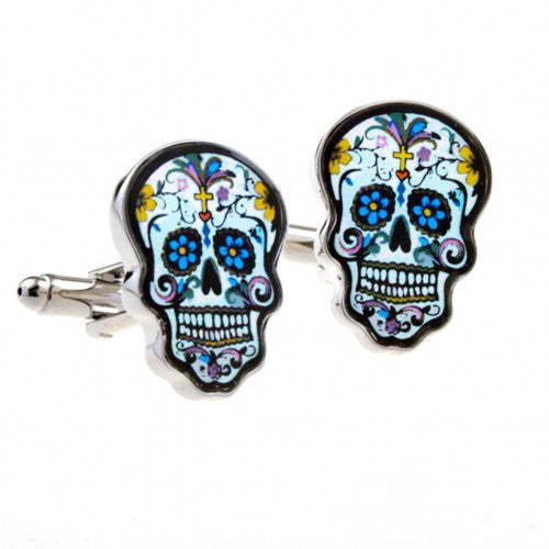Skull-Colourful-Silver-Cuffinks-Modalooks