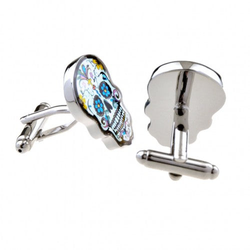 Skull-Colourful-Silver-Cuffinks-Modalooks-Side