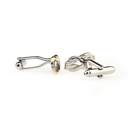 Stethoscope-Silver-Gold-Modalooks-Cufflinks-1