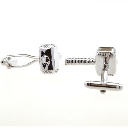 Thor-Hammer-Silver-Cufflinks-Modalooks