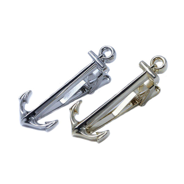 Modalooks-Tie-Bar-Clip-Anchor-Gold-Silver