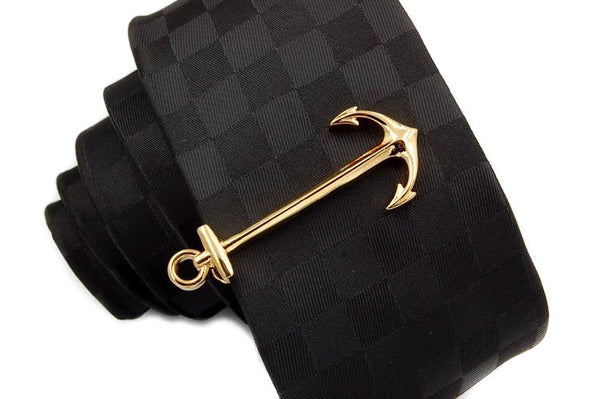 Modalooks-Tie-Bar-Clip-Anchor-Gold-Tie
