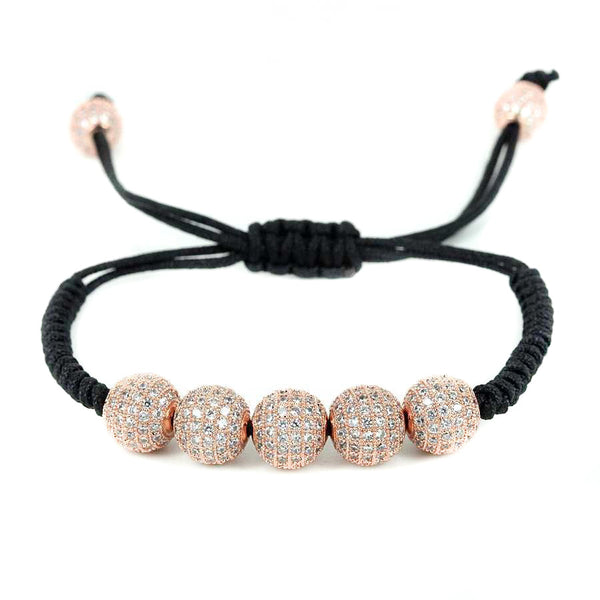 Modalooks-18K-Rose-Gold-Plated-CZ-Diamonds-10mm-Beads-Macrame-Bracelet