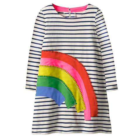 Bambinilooks-Bambini-Kidslooks-Kids-Girls-Dress-Long-Sleeve-Rainbow