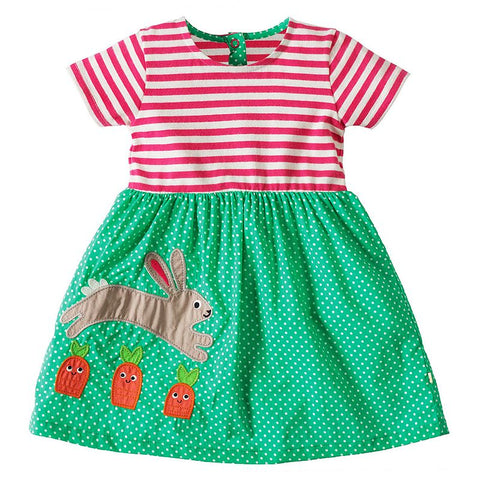 Bambinilooks-Bambini-Kidslooks-Kids-Girls-Dress-Short-Sleeve-Carrots