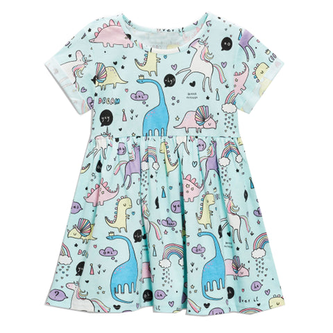 Bambinilooks-Bambini-Kidslooks-Kids-Girls-Dress-Short-Sleeve-Cute