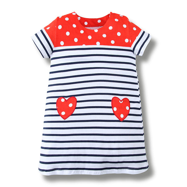 Bambinilooks-Bambini-Kidslooks-Kids-Girls-Dress-Short-Sleeve-Strawberry