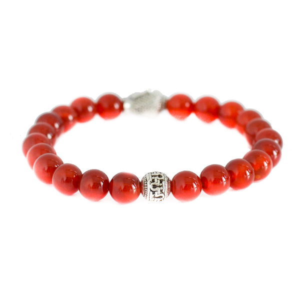 Modalooks-Buddha-8mm-Red-Agate--Beads-Bracelet-Back