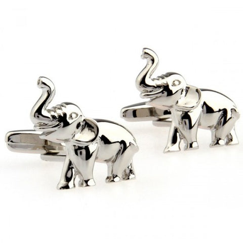 Elephant-Animal-Silver-Modalooks-Cufflinks